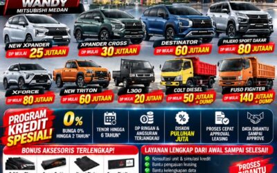 Promo Mitsubishi Medan Oktober 2026 – DP Ringan, Diskon Puluhan Juta & Program Kredit Spesial