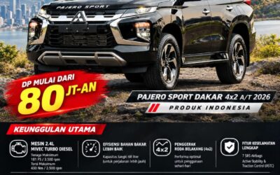 Promo Mitsubishi Pajero Sport Dakar Medan 2026 – All Round Family SUV